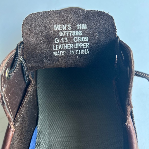 Men’s Sperry Brown Genuine Leather Topsider Loafers size 11 - Picture 14 of 15